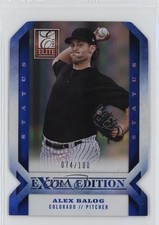 2013 Panini Elite Extra Edition Status Blue Die-Cut 74/100 Alex Balog #24 0q3