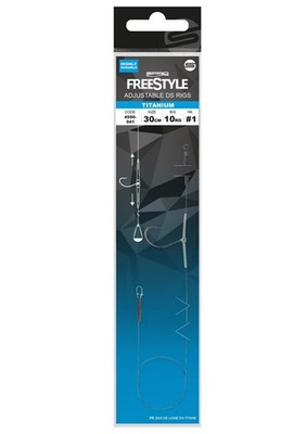Spro FS Titanium Adjust DS Rig 0,40mm Gr.4 30cm