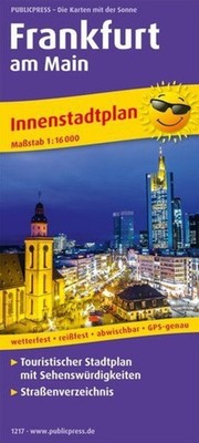 Frankfurt am Main by Freytag-Berndt SHEET MAP 9783961322176