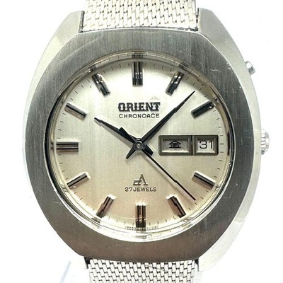 Orient Chrono Ace Auto Timepiece Stainless Steel 38mm Ready Authentic
