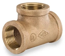Smith-Cooper 36T-1014L Tee Fitting 1-1/2" Lead-Free Brass FPT
