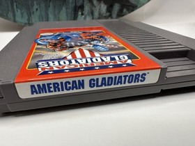 American Gladiators Nintendo NES Game Cartridge + Manual Authentic Tested