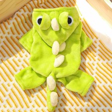 Flannel Puppy Pajamas Dinosaur Shape Pet Dog Hoodie  for Cats and Dogs
