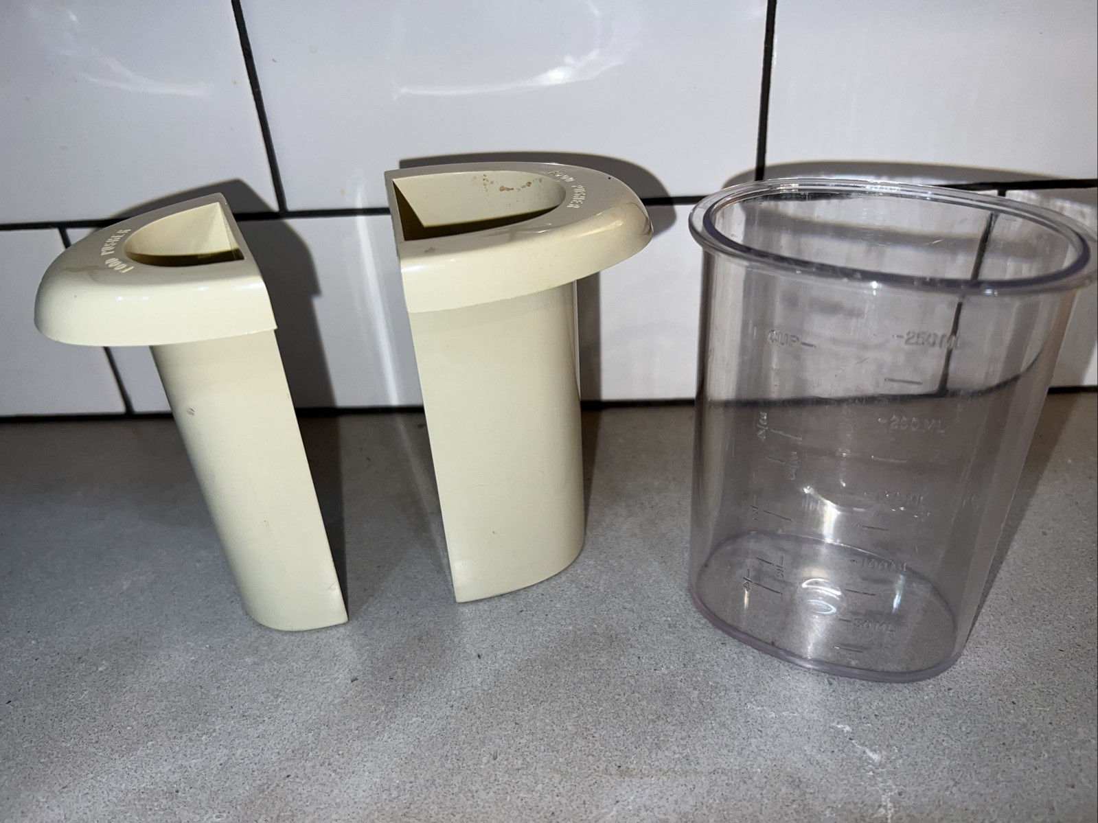 Oster Regency Kitchen Center Food Processor Replacement Parts 3 Pc Food Pusher