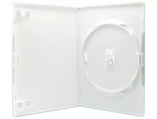 Qtecx 14mm Custodia DVD singola  bianca 100 Pezzi