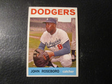 1964 TOPPS#88 JOHN ROSEBORO DODGERS EXMT PN#88