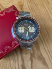 Vtg 70s Seiko Bullhead 6138-0049 Automatic Steel Chronograph Full Size Bracelet