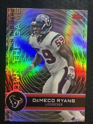 2007 Topps DeMECO RYANS #OTG-DR Own The Game Insert Houston Texans Head Coach
