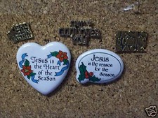 JESUS,CHRISTMAS Lapel pins  Hat Pins or Tie Tacs 5