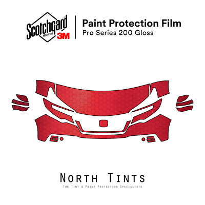 3M PRO Series PreCut Paint Protection Clear Bra PPF for Honda Ridgeline 17-2020