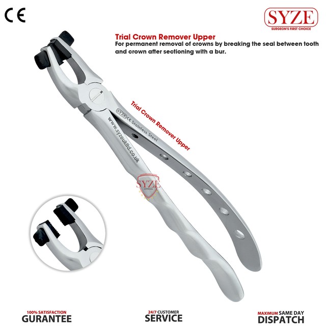 Dental Trial Crown Remover Pliers Upper Orthodontic Removing Crown