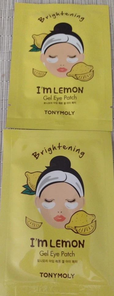 Eye Patch Tony Moly I'm Lemon Made In Korea Cosmetics New Sealed US Lot Of 2 USA - Image 2 of 4