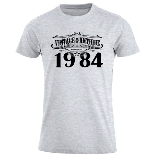 Camiseta divertida regalo cumpleaños vintage y antigua 1984 para hombre mujer - Imagen 17 de 18