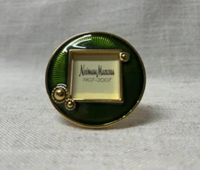 NEIMAN MARCUS JAY STRONGWATER ENAMEL MINIATURE OVAL PICTURE FRAME 2"