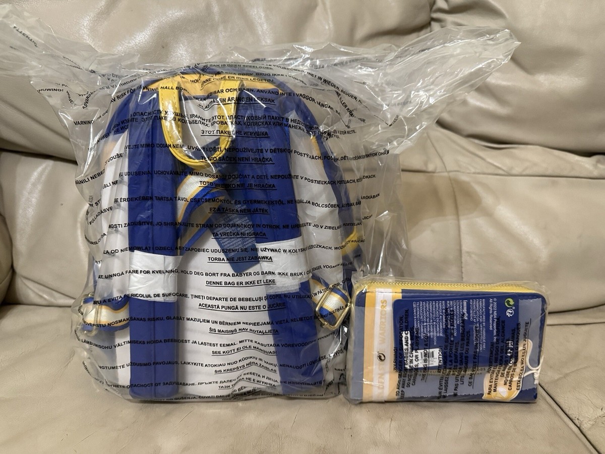 NBA Golden State Warriors GSW Patch Icons Mini Backpack And  display picture 1