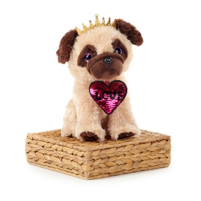 sequin pug teddy