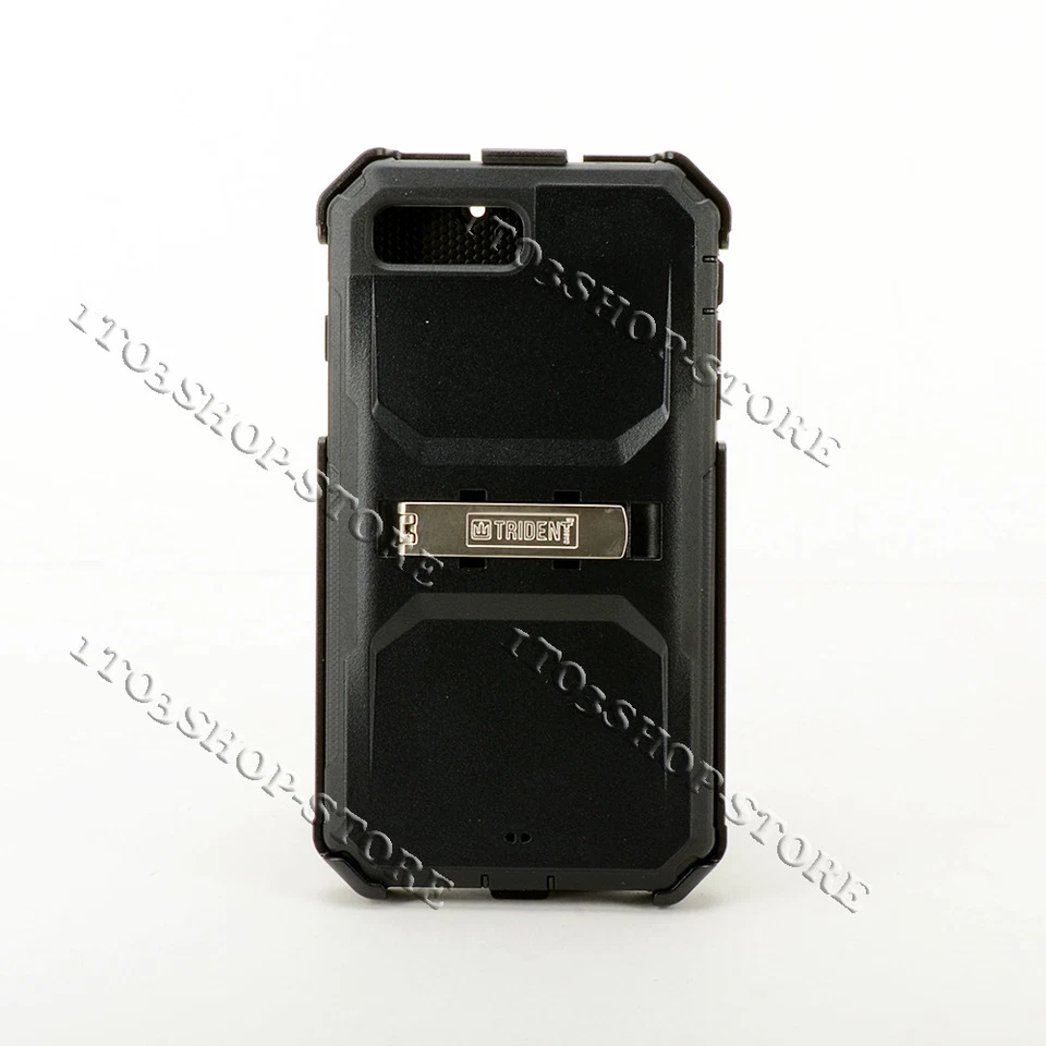 Trident Kraken iPhone 7 Plus & iPhone 8 Plus Hard Case w/Holster Belt Clip Black - Image 3 of 4