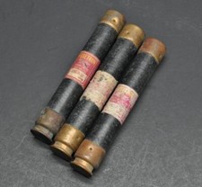 Bussmann Fusetron FRS R 10 Time Delay All Purpose Fuse Lot of 3 600V Class RK5