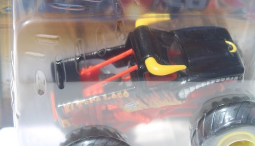 Monster Jam 1:64 Series 6 Black EL Toro Loco Monster Truck FNQHotwheels F2182 - Picture 3 of 6