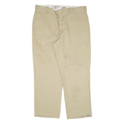 Dickies 874 Workwear Herren Hose Beige Regular Straight W36 L27