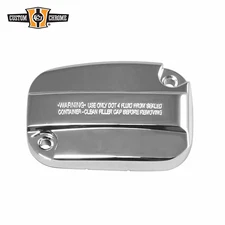 Chrome Front Brake Master Cylinder Cover Fit For Harley-Davidson Touring 2008-up