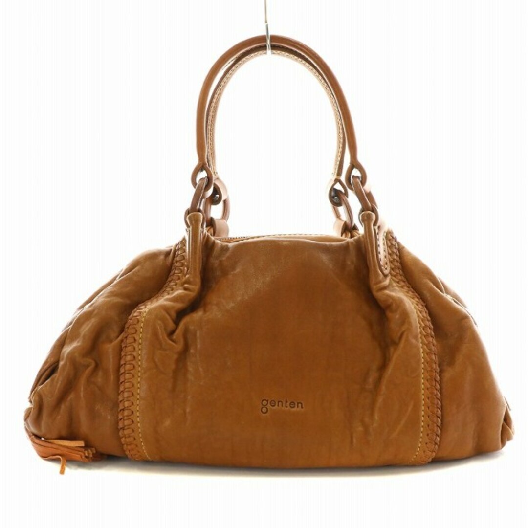 極美品♡genten PALA KNOTシリーズ　2waybag ブラウン 極美品♡genten PALA KNOTシリーズ2waybag ブラウン