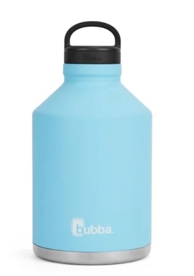 Bubba Trailblazer Stainless Steel Wide Mouth Water Bottle, 84 oz, Pool Blue