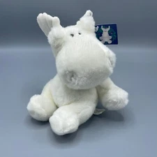 Vintage Sears The Windsor Collection White Winter Moose Plush 8” NWT