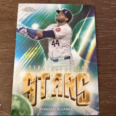2024 Topps Chrome Update Yordan Alvarez Stratospheric Stars SP #SSC-20 Astros