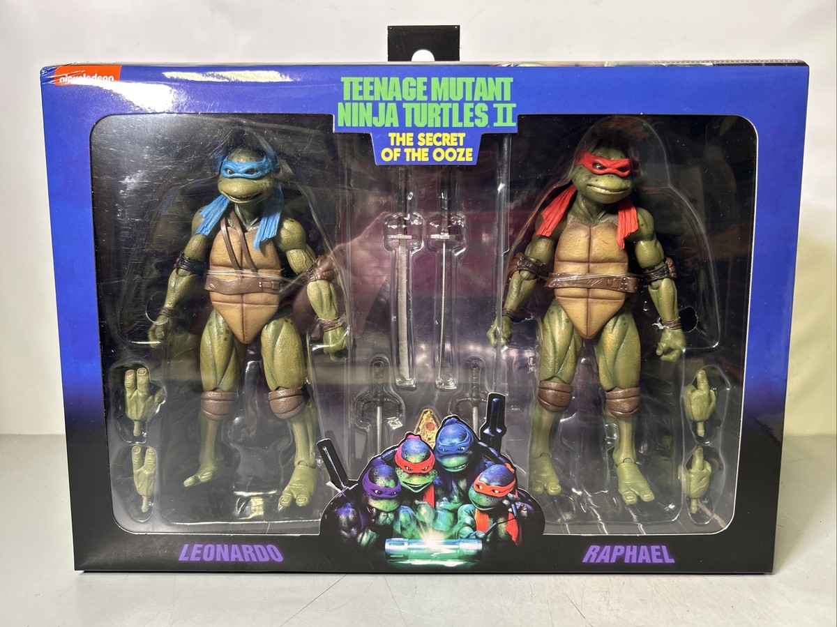 NECA Teenage Mutant Ninja Turtles TMNT 2pack Leonardo Raphael