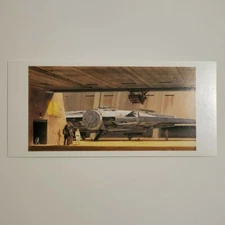 Ralph McQuarrie Postcard Star Wars New Hope Millennium Falcon Mos Eisley Obi Wan