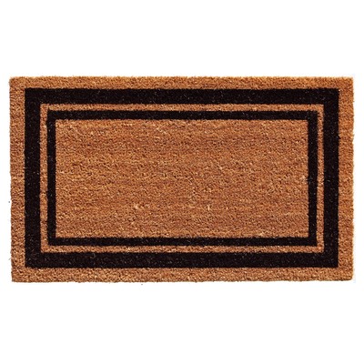 Border Doormat 24'' x 36'' Black