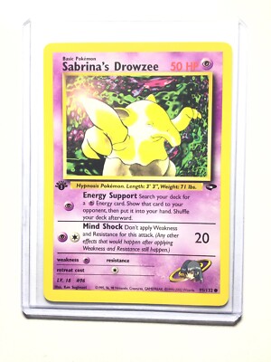 SABRINA’S DROWZEE - 1st Edition Gym Challenge - 95/132 - Common ...