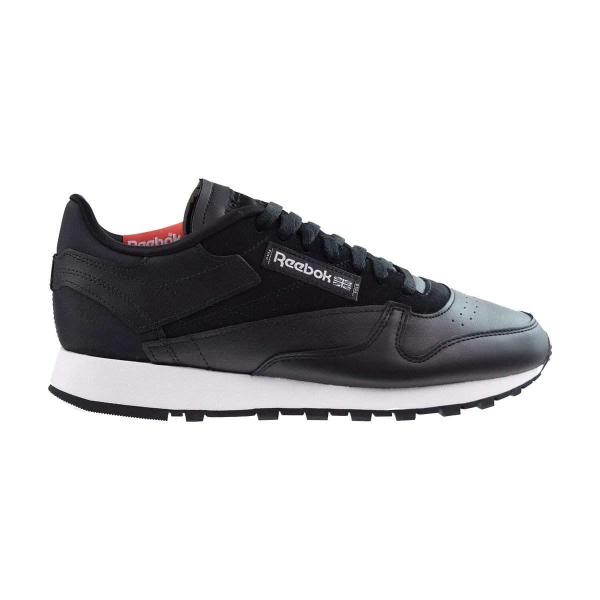 Reebok Classic Leather Men's Shoes Black-Cold Grey GX6191 | eBay