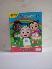 Cocomelon My Busy Books.  Storybook, 10 Figurines, Playmat. Corner Damaged 