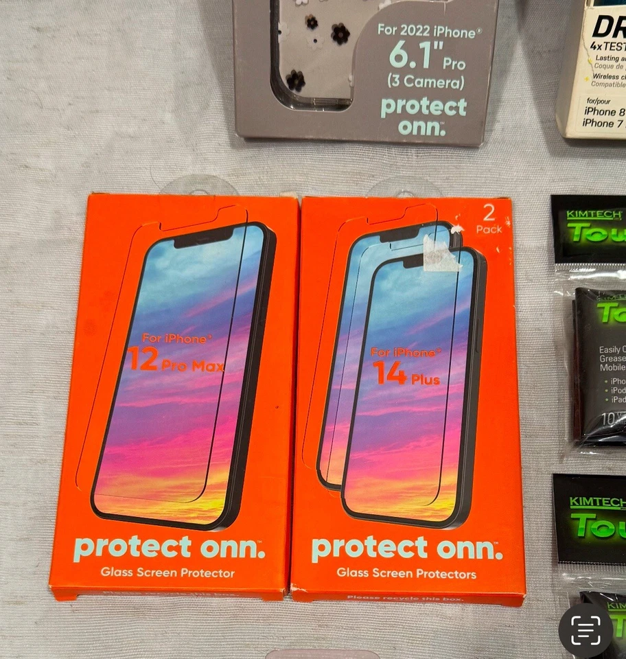Pacote de capas para iPhone telas de proteção cabos de carregamento soquete de alto-falante toalhetes dock - Imagem 3 de 4