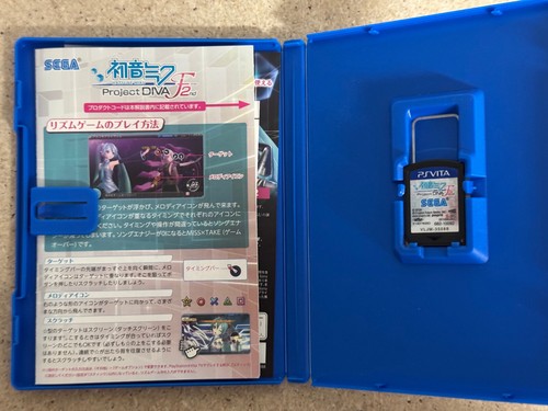 Project Diva F 2nd Hatsune Miku - JAPANESE Playstation Vita PSVita CIB Tested - Picture 3 of 3