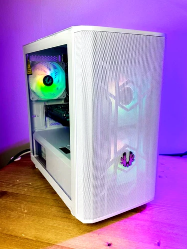 Custom White Gaming PC Intel i7 16gb SSD + 1TB Nvidia GeForce GTX 1650