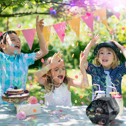 Automatic Bubble Machine Maker Auto Blower DJ Party Stage 5000+ Bubbles /Minute - Picture 6 of 10