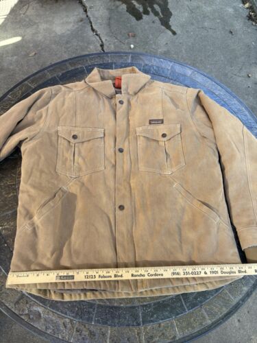 Patagonia gefütterte Baumwolle Canvas Arbeitskleidung Outdoor Herren Gr. XL - Bild 11 von 13