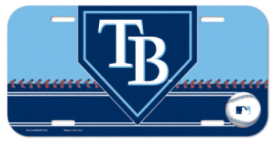 Tampa Bay Rays License Plate Car Truck SUV Van Durable Tag MLB Baseball USA
