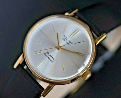 NOS! Poljot De LUXE Ultra SLIM Watch Men's Vintage Case NOS! Poljot De LUXE Ultra SLIM Watch Men's Vintage Case