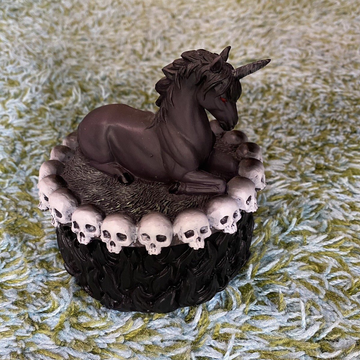 Keepsake Box Unicorn Skulls DWK | eBay