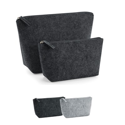 FILZTASCHE KULTURTASCHE - Felt Accessory Bag - NEU BagBase BG724
