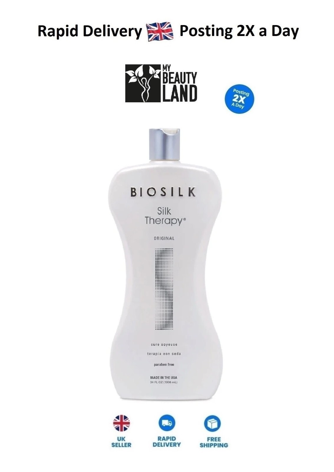 BioSilk Silk Therapy Original Serum Leave In Hair Treatment 1006 ml