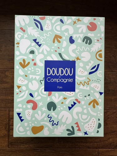 Doudou et Compagnie Baby Dinosaur 10" Toy Soft Stuffie Security Blanket NIB - Picture 2 of 2
