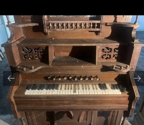 Estey Battleboro Orgel Antikteil Stützecke für oberste Ebene / Spiegel - Bild 12 von 13