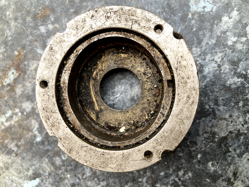 Vintage 40er 50er BTH Magneto Auto Ignition Advance End Gehäuse mit Nockenring