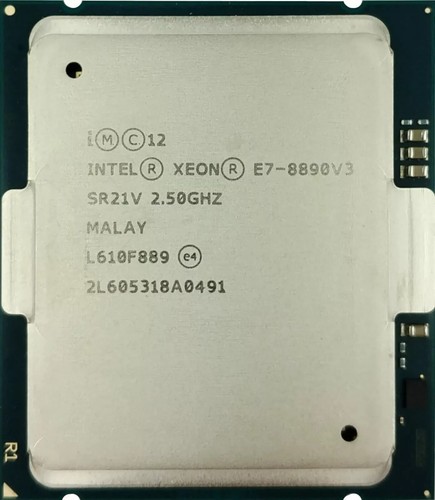 Intel Xeon E7-8890 v3 SR21V 2.5GHz 18-Core 802278-001 165W 45MB CPU - Picture 1 of 3