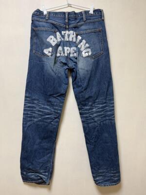 Lava A BATHING APE デニムパンツ Lサイズ Excellent Used BAPE Pants L Rare A Bathing Ape Denim Pants